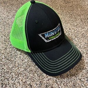 Monster Truckz Otto Trucker Neon Green/Gray Mesh Snapback Hat